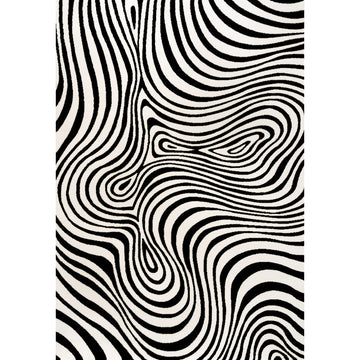 Maribo Abstract Groovy Striped Area Rug